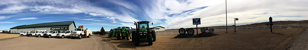 Agland shop, service vehicles and equipment yard in Ord, Nebraska
